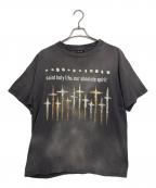 SAINT MICHAEL×FORSOMEONEセントマイケル×フォーサムワン）の古着「Tシャツ」｜グレー