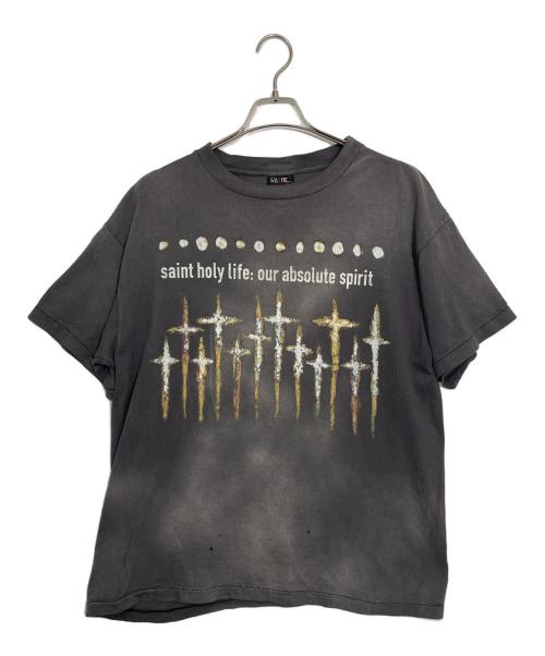 SAINT MICHAEL（セントマイケル）SAINT MICHAEL (セントマイケル) FORSOMEONE (フォーサムワン) Tシャツ グレー サイズ:Lの古着・服飾アイテム