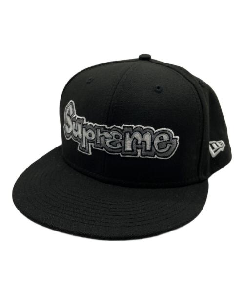 New Era（ニューエラ）New Era (ニューエラ) SUPREME (シュプリーム) キャップ ブラック サイズ:63.5㎝の古着・服飾アイテム