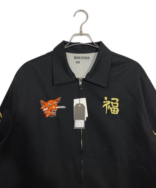 HOUSTON（ヒューストン）HOUSTON (ヒューストン) スイングトップ ブラック サイズ:44 未使用品の古着・服飾アイテム
