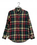 L.L.Beanエルエルビーン）の古着「チェックネルシャツ」｜グリーン×レッド