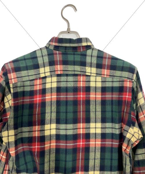 L.L.Bean（エルエルビーン）L.L.Bean (エルエルビーン) チェックネルシャツ グリーン×レッド サイズ:Sの古着・服飾アイテム