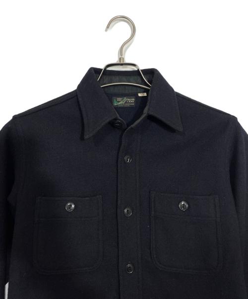 SUGAR CANE（シュガーケーン）SUGAR CANE (シュガーケーン) ウールシャツ ブラック サイズ:Sの古着・服飾アイテム