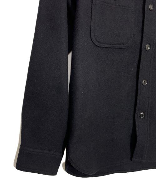 SUGAR CANE（シュガーケーン）SUGAR CANE (シュガーケーン) ウールシャツ ブラック サイズ:Sの古着・服飾アイテム
