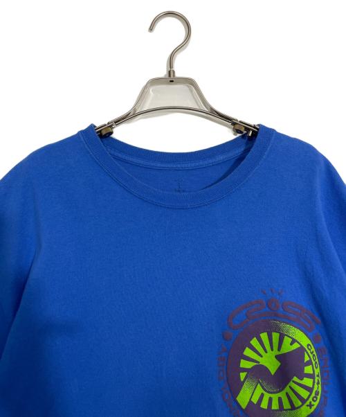 cactus jack（カクタス・ジャック）cactus jack (カクタス・ジャック) Travis Scott (トラヴィススコット) Tシャツ ブルー サイズ:Lの古着・服飾アイテム