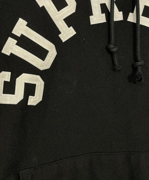Champion（チャンピオン）Champion (チャンピオン) SUPREME (シュプリーム) プルオーバーパーカー ブラック サイズ:XLの古着・服飾アイテム