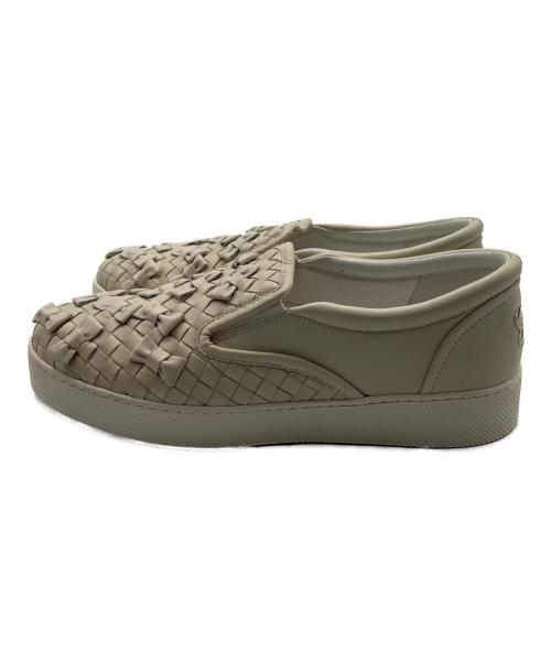BOTTEGA VENETA（ボッテガベネタ）BOTTEGA VENETA (ボッテガベネタ) スリッポン アイボリー サイズ:38の古着・服飾アイテム