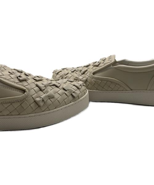 BOTTEGA VENETA（ボッテガベネタ）BOTTEGA VENETA (ボッテガベネタ) スリッポン アイボリー サイズ:38の古着・服飾アイテム