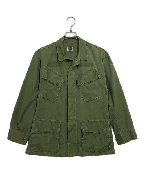 US ARMY（ユーエスアーミー）US ARMY (ユーエスアーミー) ジャングルファティーグジャケット オリーブ サイズ:不明の古着・服飾アイテム