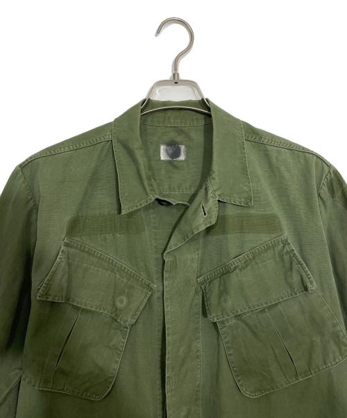 US ARMY（ユーエスアーミー）US ARMY (ユーエスアーミー) ジャングルファティーグジャケット オリーブ サイズ:不明の古着・服飾アイテム