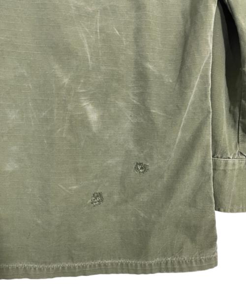 US ARMY（ユーエスアーミー）US ARMY (ユーエスアーミー) ジャングルファティーグジャケット オリーブ サイズ:不明の古着・服飾アイテム