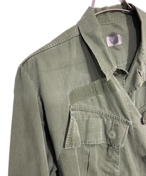 US ARMY（ユーエスアーミー）US ARMY (ユーエスアーミー) ジャングルファティーグジャケット オリーブ サイズ:不明の古着・服飾アイテム