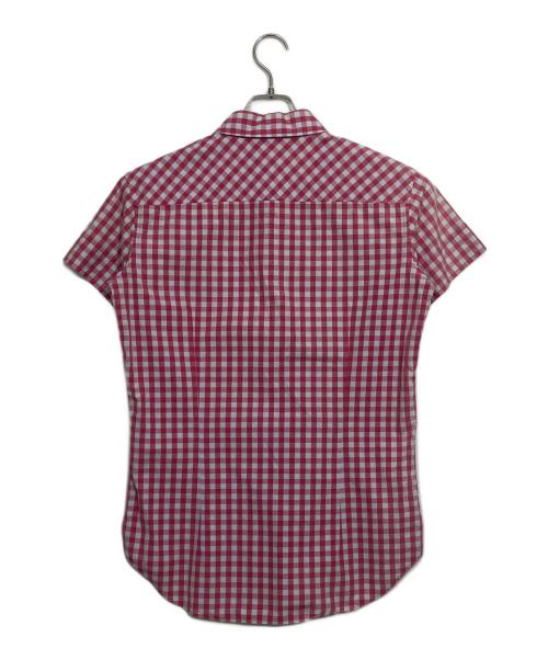 Vivienne Westwood man（ヴィヴィアン ウェストウッド マン）Vivienne Westwood man (ヴィヴィアン ウェストウッド マン) チェックシャツ ピンク×グレー サイズ:46の古着・服飾アイテム