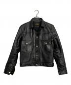 HIGH LARGE LEATHERSハイラージレザーズ）の古着「レザージャケット」｜ブラック