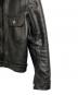 中古・古着 HIGH LARGE LEATHERS (ハイラージレザーズ) レザージャケット ブラック サイズ:40：150000円