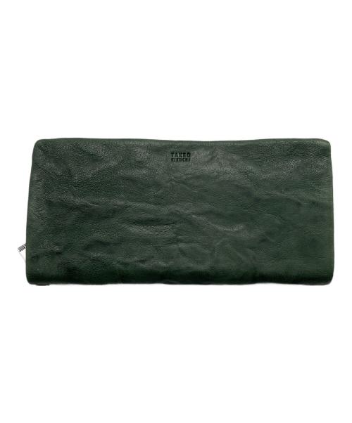 TAKEO KIKUCHI（タケオキクチ）TAKEO KIKUCHI (タケオキクチ) 長財布 グリーンの古着・服飾アイテム