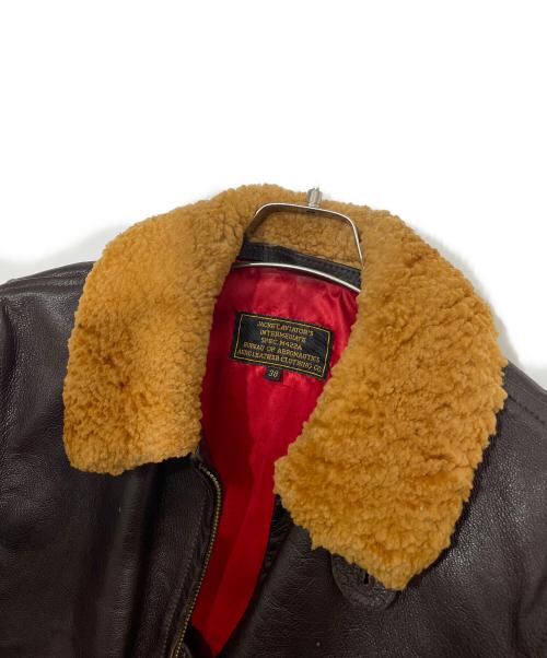 Aero LEATHER（エアロレザー）Aero LEATHER (エアロレザー) レザージャケット ブラウン サイズ:38の古着・服飾アイテム