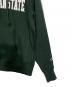 中古・古着 Champion REVERSE WEAVE (チャンピオン リバース ウィーブ) MICHIGAN STATE プルオーバーパーカー グリーン サイズ:M：10000円