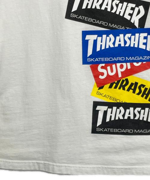 SUPREME（シュプリーム）SUPREME (シュプリーム) THRASHER (スラッシャー) ロングスリーブTシャツ ホワイト サイズ:Sの古着・服飾アイテム