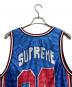 中古・古着 SUPREME (シュプリーム) タンクトップ ブルー×レッド サイズ:M：12000円