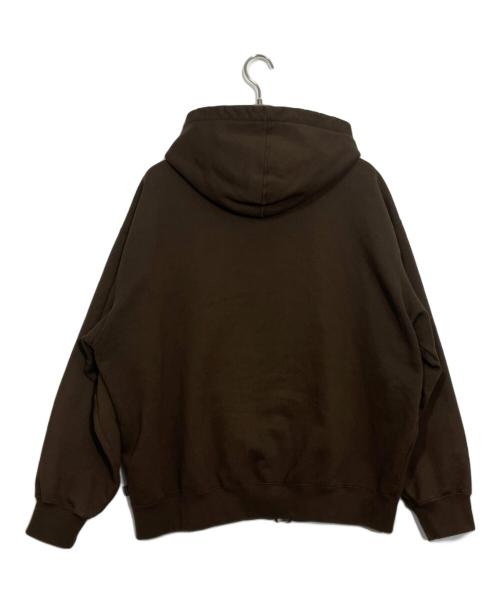 SUPREME（シュプリーム）SUPREME (シュプリーム) ジップパーカー ブラウン サイズ:Lの古着・服飾アイテム