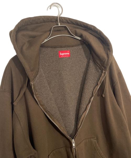 SUPREME（シュプリーム）SUPREME (シュプリーム) ジップパーカー ブラウン サイズ:Lの古着・服飾アイテム