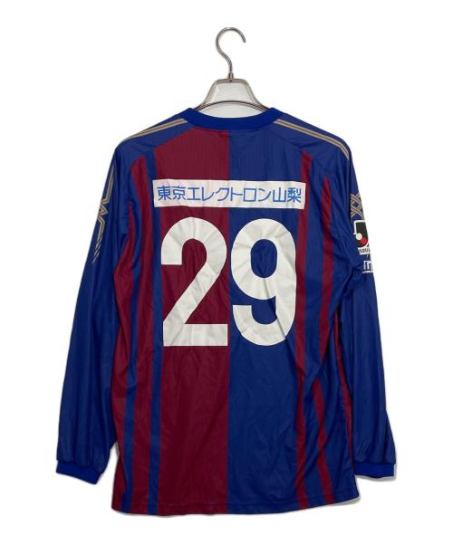 MIZUNO（ミズノ）MIZUNO (ミズノ) サッカーユニフォーム レッド×ブルー サイズ:Lの古着・服飾アイテム