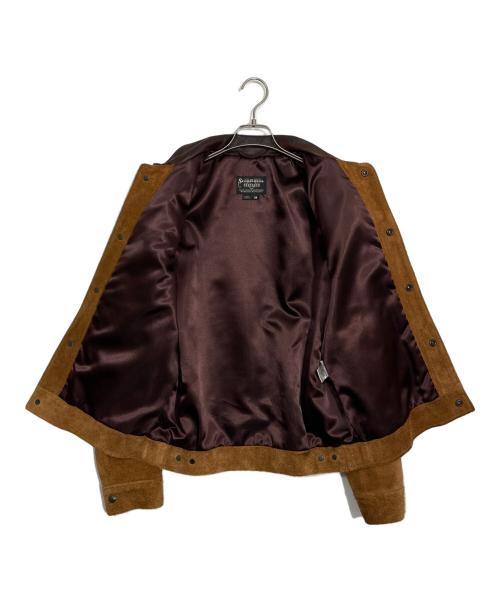 SCHOTT BROS.（ショット）SCHOTT BROS. (ショット) スエードワークジャケット ブラウン サイズ:38の古着・服飾アイテム