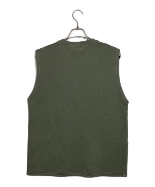 BIG MIKE（ビックマイク）BIG MIKE (ビックマイク) ノースリーブ オリーブ サイズ:Mの古着・服飾アイテム