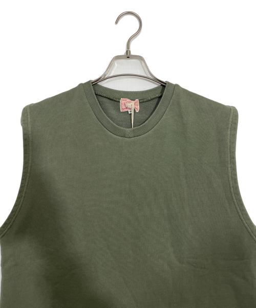 BIG MIKE（ビックマイク）BIG MIKE (ビックマイク) ノースリーブ オリーブ サイズ:Mの古着・服飾アイテム