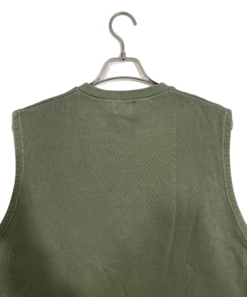 BIG MIKE（ビックマイク）BIG MIKE (ビックマイク) ノースリーブ オリーブ サイズ:Mの古着・服飾アイテム