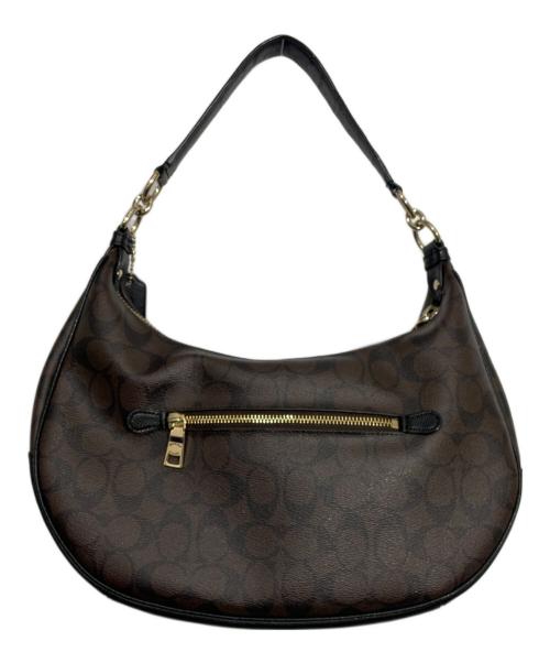 COACH（コーチ）COACH (コーチ) 2WAYバッグ ブラック×ブラウンの古着・服飾アイテム