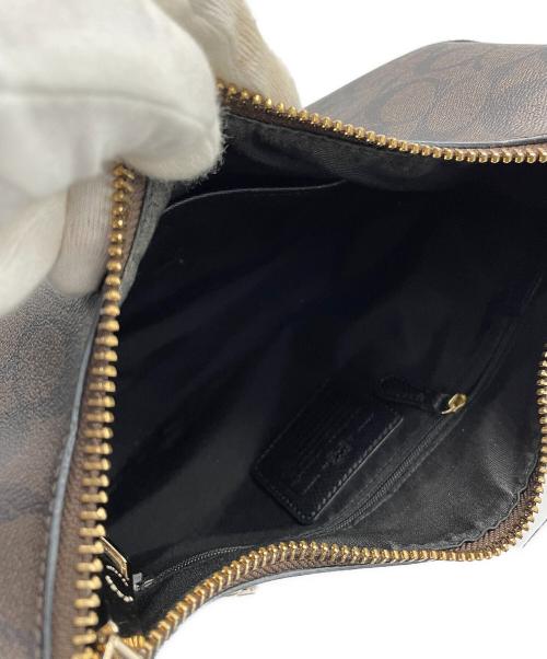 COACH（コーチ）COACH (コーチ) 2WAYバッグ ブラック×ブラウンの古着・服飾アイテム