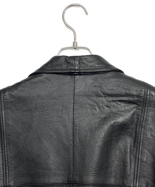 worca（ワーカ）worca (ワーカ) レザージャケット ブラック サイズ:Mの古着・服飾アイテム