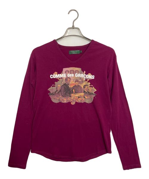 COMME des GARCONS（コムデギャルソン）COMME des GARCONS (コムデギャルソン) 長袖カットソー バイオレット サイズ:Lの古着・服飾アイテム