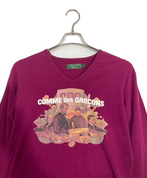 COMME des GARCONS（コムデギャルソン）COMME des GARCONS (コムデギャルソン) 長袖カットソー バイオレット サイズ:Lの古着・服飾アイテム