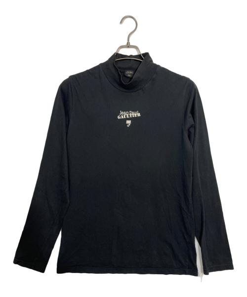 Jean Paul Gaultier homme（ジャンポールゴルチェオム）Jean Paul Gaultier homme (ジャンポールゴルチェオム) 長袖カットソー ブラック サイズ:48の古着・服飾アイテム