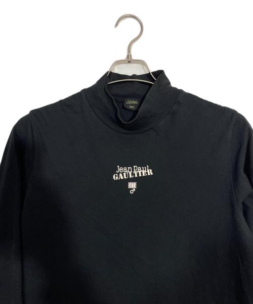 Jean Paul Gaultier homme（ジャンポールゴルチェオム）Jean Paul Gaultier homme (ジャンポールゴルチェオム) 長袖カットソー ブラック サイズ:48の古着・服飾アイテム