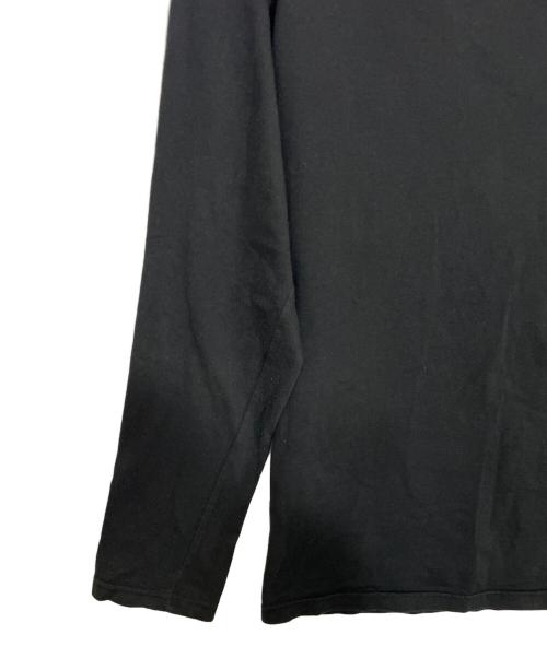 Jean Paul Gaultier homme（ジャンポールゴルチェオム）Jean Paul Gaultier homme (ジャンポールゴルチェオム) 長袖カットソー ブラック サイズ:48の古着・服飾アイテム