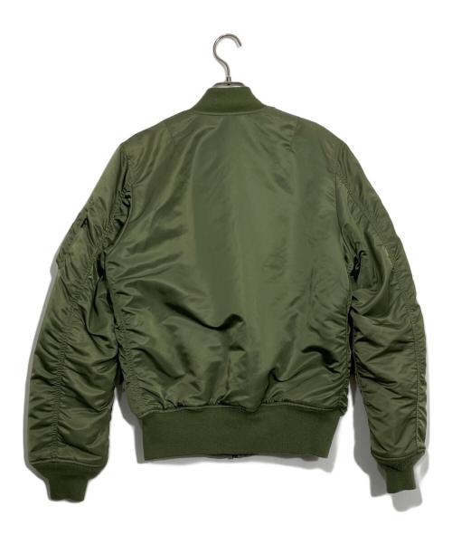 ALPHA（アルファ）ALPHA (アルファ) MA-1ジャケット グリーン サイズ:Mの古着・服飾アイテム