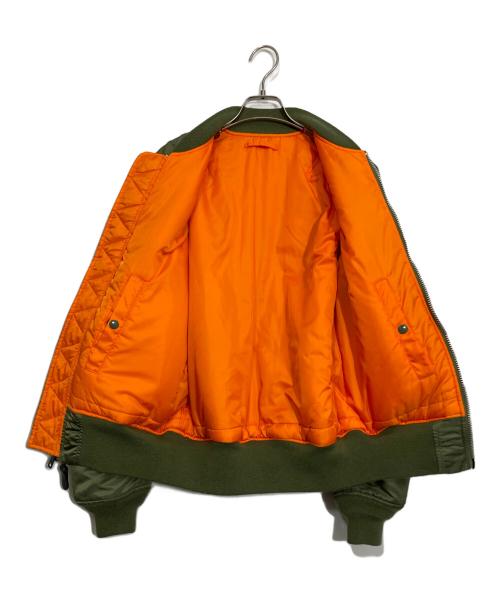 ALPHA（アルファ）ALPHA (アルファ) MA-1ジャケット グリーン サイズ:Mの古着・服飾アイテム