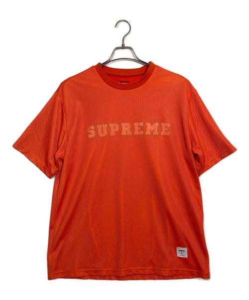SUPREME（シュプリーム）SUPREME (シュプリーム) メッシュカットソー オレンジ サイズ:Lの古着・服飾アイテム
