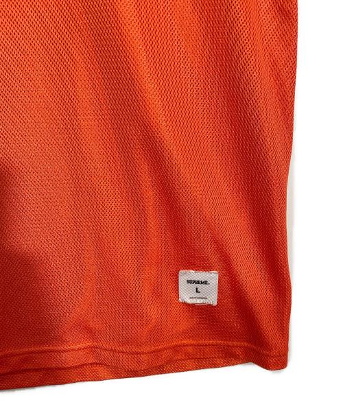 SUPREME（シュプリーム）SUPREME (シュプリーム) メッシュカットソー オレンジ サイズ:Lの古着・服飾アイテム