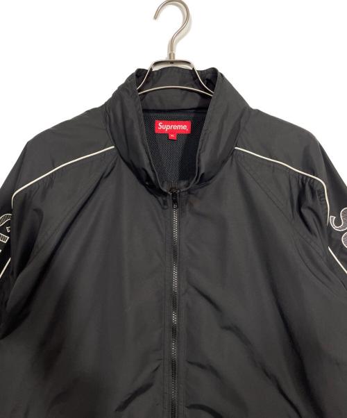 SUPREME（シュプリーム）SUPREME (シュプリーム) ストライプロゴウインドブレイカー ブラック サイズ:XLの古着・服飾アイテム