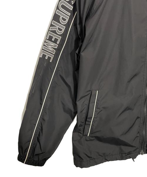 SUPREME（シュプリーム）SUPREME (シュプリーム) ストライプロゴウインドブレイカー ブラック サイズ:XLの古着・服飾アイテム