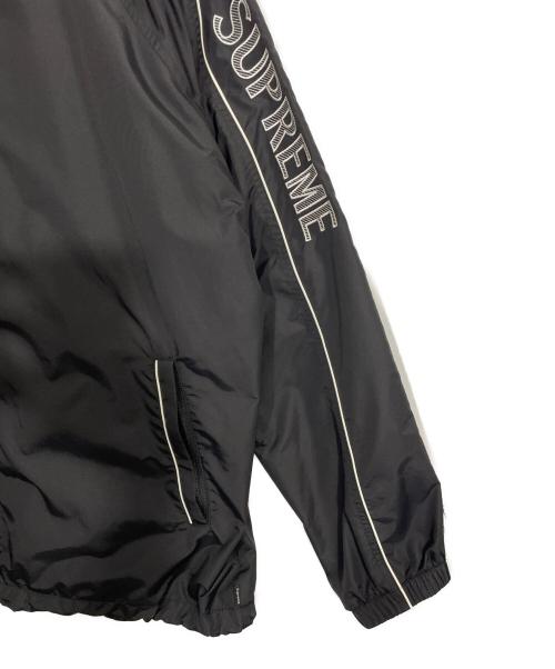 SUPREME（シュプリーム）SUPREME (シュプリーム) ストライプロゴウインドブレイカー ブラック サイズ:XLの古着・服飾アイテム