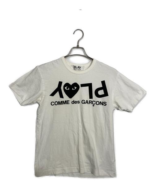 PLAY COMME des GARCONS（プレイコムデギャルソン）PLAY COMME des GARCONS (プレイコムデギャルソン) Tシャツ ホワイト サイズ:Mの古着・服飾アイテム