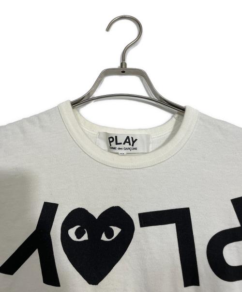 PLAY COMME des GARCONS（プレイコムデギャルソン）PLAY COMME des GARCONS (プレイコムデギャルソン) Tシャツ ホワイト サイズ:Mの古着・服飾アイテム