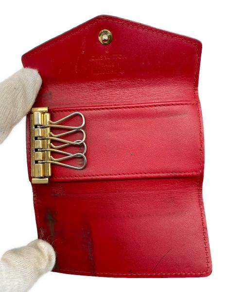 LOUIS VUITTON（ルイ ヴィトン）LOUIS VUITTON (ルイ ヴィトン) 4連キーケース レッドの古着・服飾アイテム