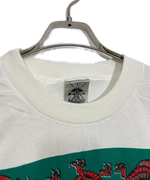 Mosquitohead（モスキートヘッド）Mosquitohead (モスキートヘッド) 半袖Tシャツ ブルース・リー ホワイト サイズ:Lの古着・服飾アイテム